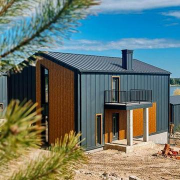 Продаж окремостоячих будинків на березі озера