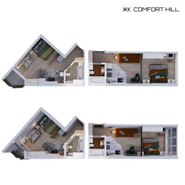 2 смарт-квартири за ціною однієї від ЗАБУДОВНИКА ЖК Comfort Hill ЖК Comfort Hill