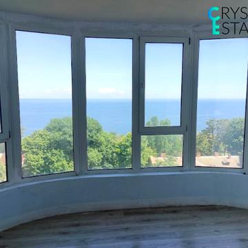 Двокімнатна квартира без ремонту з прямим видом моря “Синя Птиця”, Ланжерон