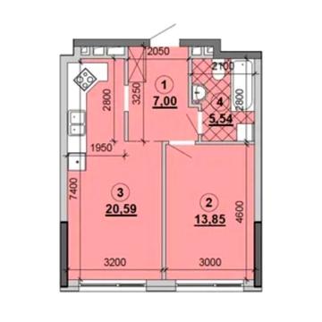 Продаж 1-к квартири 48 м2/ЖК GREAT/ГРЕЙТ Осокорки з видом на Дніпро ЖК Грейт