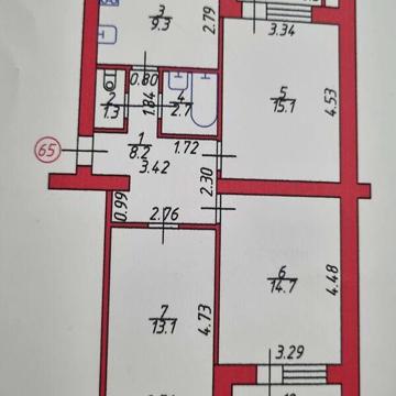 Продаж 3к Квартира Кравчука вулиця