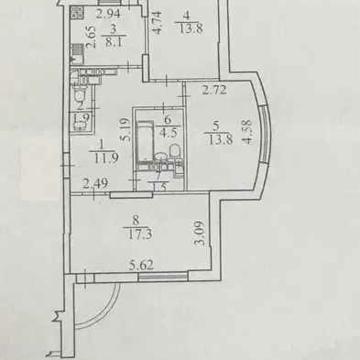 Продаж 3к квартири 75м2, вул. Ю.Поправки 14, єВідновлення,Постанова.