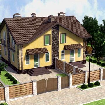 Акція Цегляний газифікований дуплекс з ділянкою 2 сотки