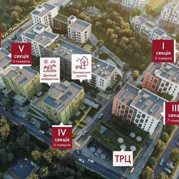 Продаж 1 кім. квартири ЖК HYGGE lux Пасічна 49.7 м2 ЖК HYGGE lux