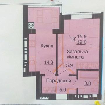 Львівський Маєток! Шикарна, велика 1 к 39м2