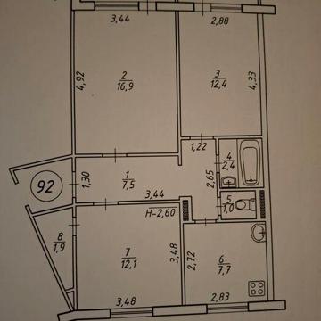 Продам 3 кімнатну квартиру