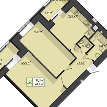 Продаж 2к Квартира Львівська вулиця