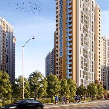 1к квартира в ЖК 65 жемчужина (Краснова). Сдан! ЖК 65 жемчужина
