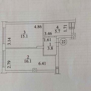 1-кімн. квартира  ЖК 7" с,Щасливе. м. Бориспільська 7 хв. Без коміс ЖК &#039;&#039;7я&quot;