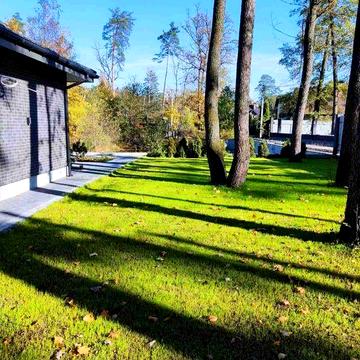 Будинок з озером на подвірї. Парк поруч