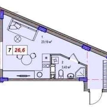 Продам смарт квартиру біля метро — 26,6 м² лише за 12 222$! ЖК Джерело Парк 2