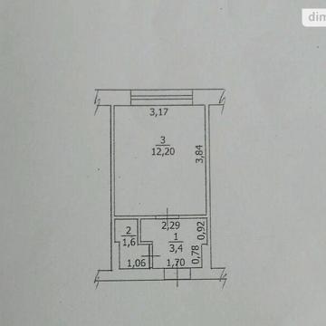 Продаж 1к Квартира Юності вулиця