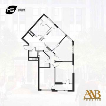 Madison Gardens. 4 - кімнатна квартира. Продаж від забудовника! ЖК Madison Gardens