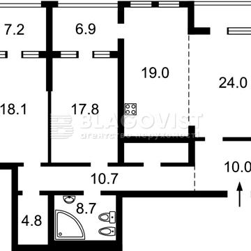 Продаж елітної 3-к квартири. Дизайнерський ремонт. ЖК Botanic Tower ЖК Botanic Tower