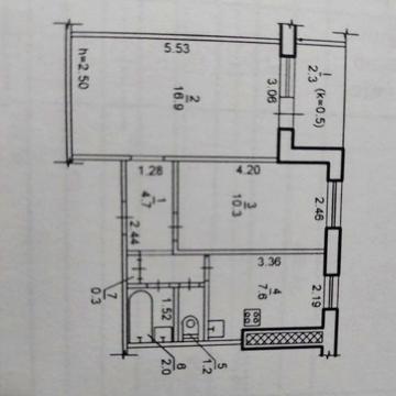 Продам власну 2х кімнатну квартиру