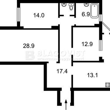Продаж 3к квартири Здолбунівська 3г