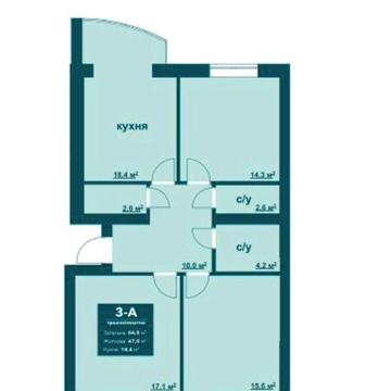 БЕЗ КОМІСІЇ!! 3к квартира