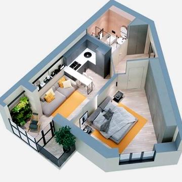 Квартира в ЖК Comfort City   Е-оселя , ОБМЕН ЖК Comfort City