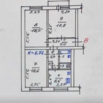 Продажа 3к кв, сталинка, м. Бот сад, Павлово Поле, Без комиссии ‼️