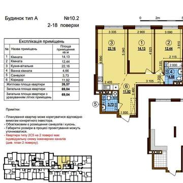 Продаж 2к ЖК Варшавський 3, буд10.2 здача в експлуатацію кінець 2025р. ЖК Варшавський