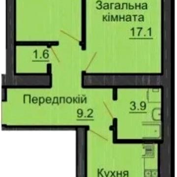 Продаж 2к Квартира Миру вулиця ЖК Sofia Nova