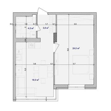 Продаж 1к Квартира Роксоляни вулиця ЖК R2 residence