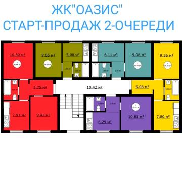 СОФИЕВСКАЯ БОРШАГОВКА!Продажа квартиры18.06м2от Застройщика!ЖК"Оазис" ЖК Оазис