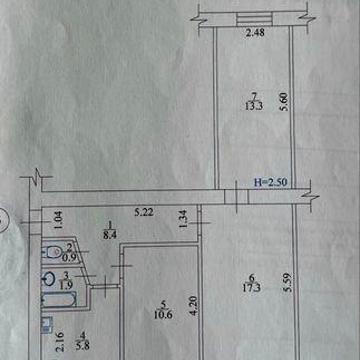 Продам 3х кімнатну квартиру по вул Матросова 6-А