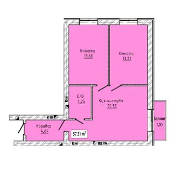 Продаж 2к Квартира Карпенка-Винниченка