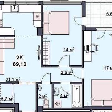 Продаю 2-х кімнатну квартиру р-н.ценрт вул. Лемківська ЖК Лемківський