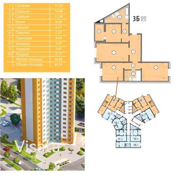 Без % Виноградар Межова 23б Видова 81м2 частков Ремонт метро Мостицка.
