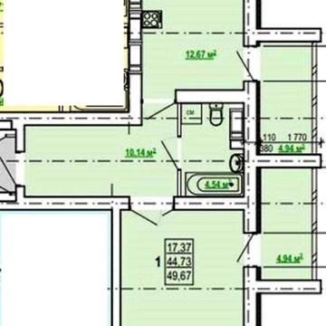 Продаж 1к Квартира Лисаветинська вулиця ЖК Левада