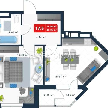 Продаж 1-кімнатної квартири в ЖК Причал 8, Дарницький р-н, Позняки, ЖК Причал 8
