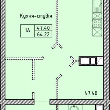 Квартира на низькому поверсі в ЖК Олімпійський за найкращою вартістю