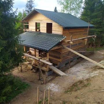Продаж каркасу будинку з брусу 90 кв.м у Карпатах