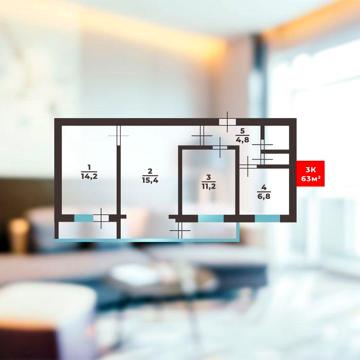 Продаж 3-к квартири ст. метро Печерськ (63м2)