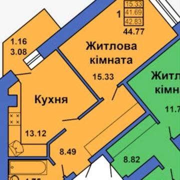 Продаж 1-но кімнатна Весняна ЖК Весняна