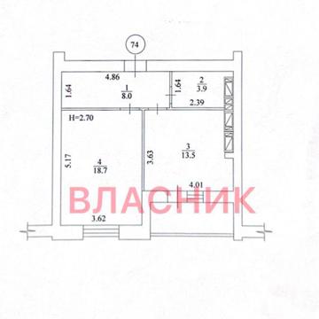 ЄОСЕЛЯ. Власник. Квартира в ЖК Рогатинський, в будівельному стані ЖК Рогатинський