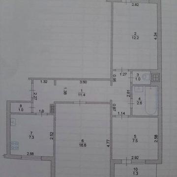 Продається 3-хкімнатна квартира в центрі м.Шостка