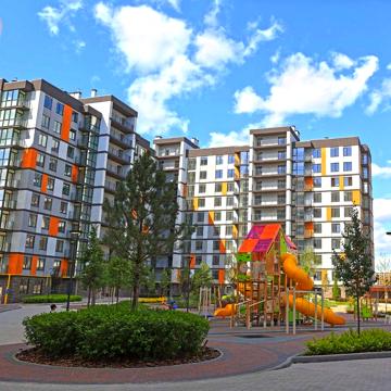 Готова квартира 42,4 кв.м. в центрі Вишневого в розстрочку ЖК Атмосфера