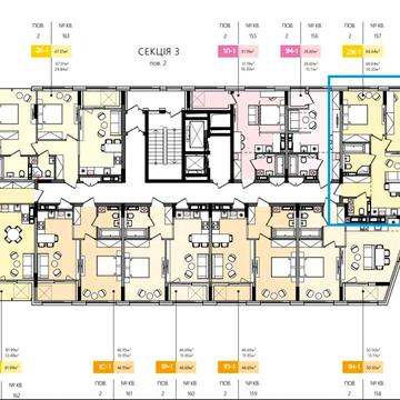 Продам ВЛАСНУ двокімнатну квартиру (67,5 м2) в ЖК «Lucky Land» ЖК Lucky Land