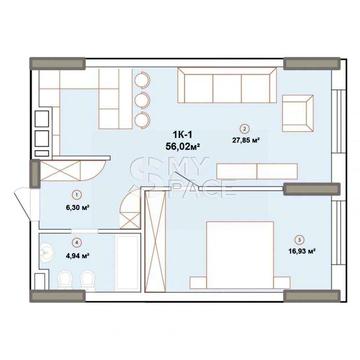 Продаж квартири ЖК Edelweiss House Звіринецька 57м2 перша секція ЖК Edelweiss House