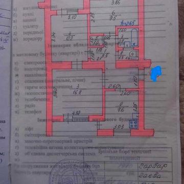 Продаж квартири 3 кімнати