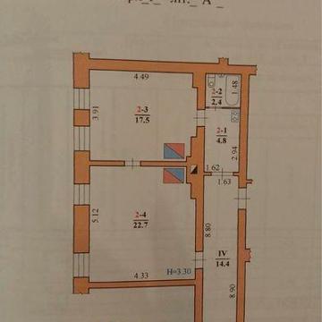 Продається 2кімн.квартира в будинку