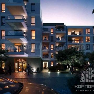 Бізнес-клас у клубному комплексі з панорамним видом на замок та річку