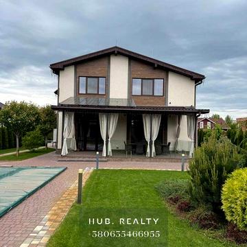 Продаж будинку з басейном в закритому КМ "Бобриця Парк". Ліс, озеро