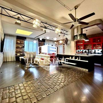 Аренда люксовой 3-комнатной квартиры в стиле "LOFT" в ЖК "Монте-Плаза"