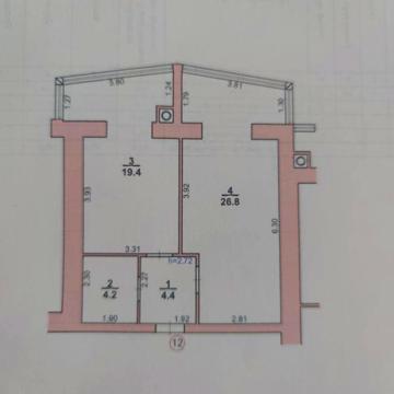 1-но кімнатна квартира від ВЛАСНИКА. Вул. С.Бандери 30А.