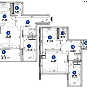 єОселя Продаж пентхауса в ЖК Nordica Residence РОЗТЕРМІНУВАННЯ Липки ЖК Nordica RESIDENCE