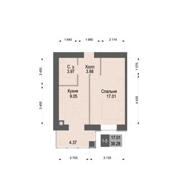 Продам 1 кімнатну квартиру 38м2, будинок здано.Можно Є-оселя,та інші ЖК Софіївська Сфера